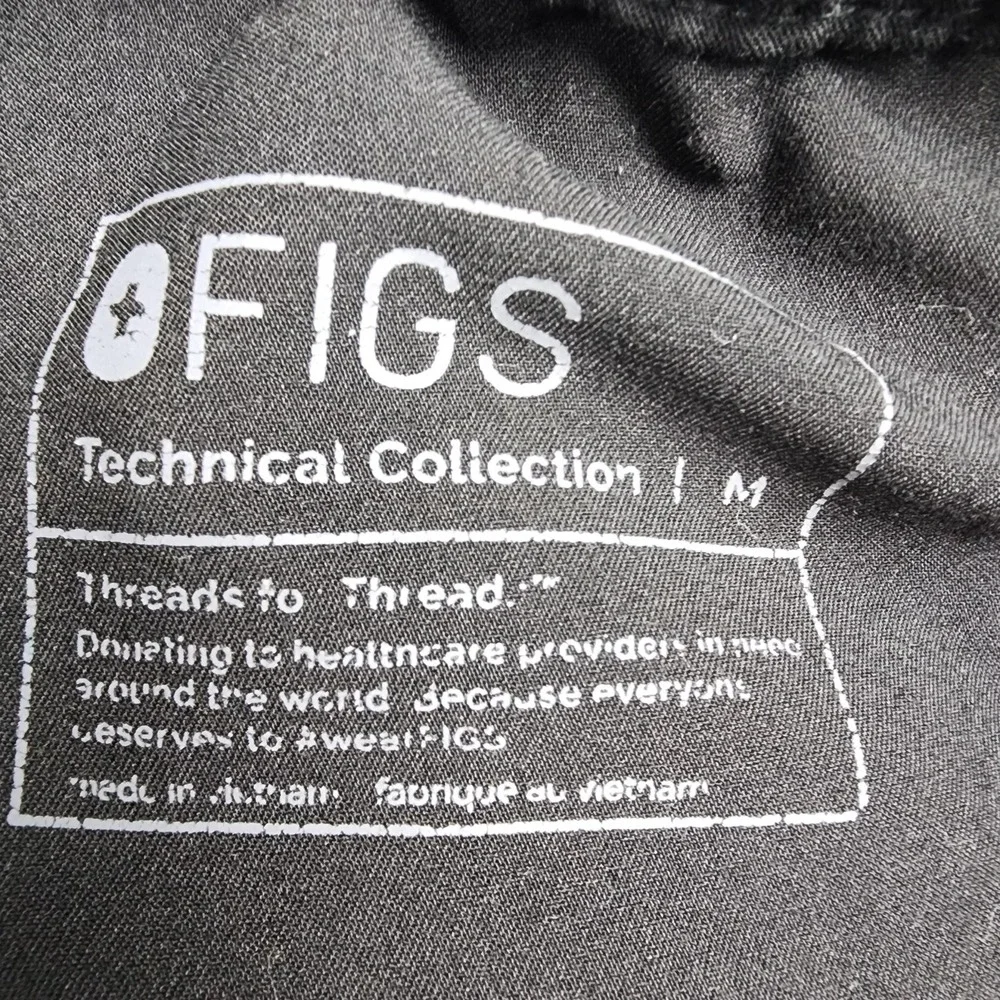 FIGS Technical Tansen Jogger Pants Mens M 32x29 Black Scrub Workwear Stretch